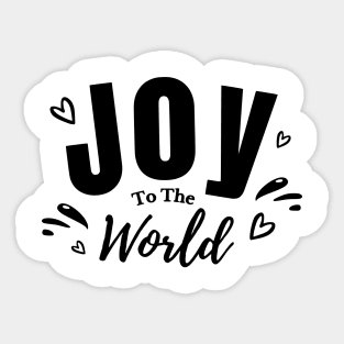 Joy To The World Sticker